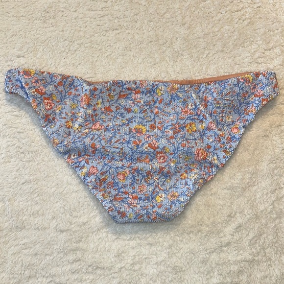 J. Crew Scrunchie Hipster Bikini Bottom Afternoon Floral Size 3X NWT - Picture 2 of 6
